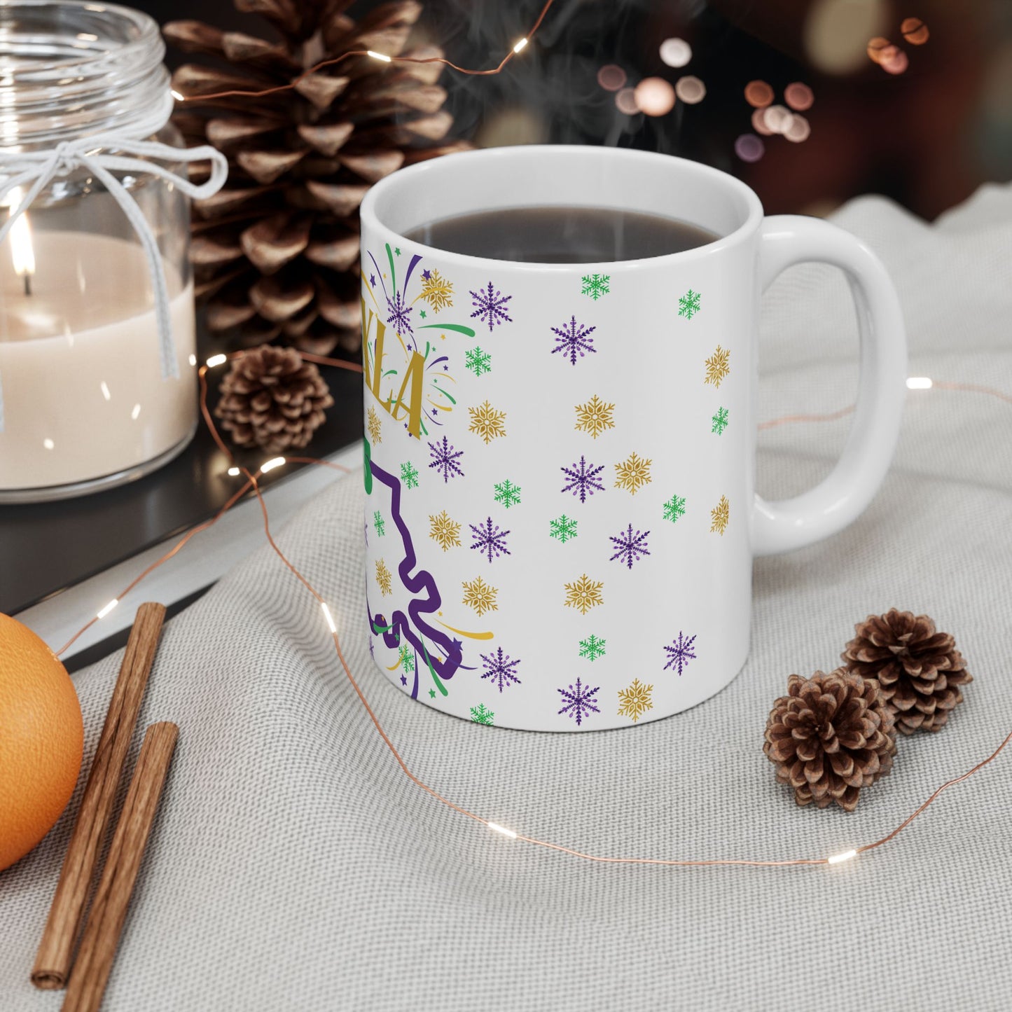 SneauxLA Ceramic Mug, (11oz)