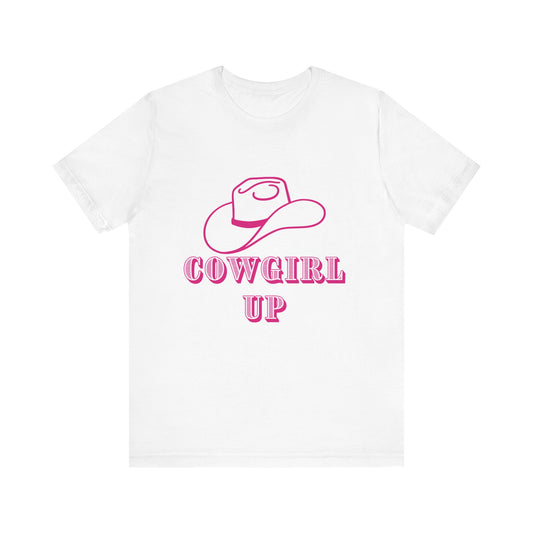 Cowgirl Up Unisex Jersey Tee – Perfect for Western Style Lovers