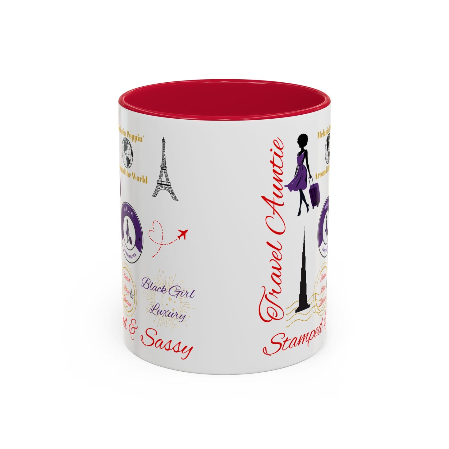 Melanin Poppin' Colorful Mugs, 11oz
