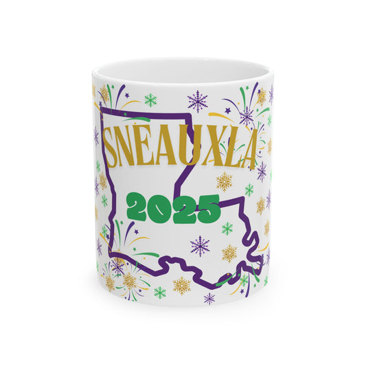 SneauxLA Ceramic Mug, (11oz)