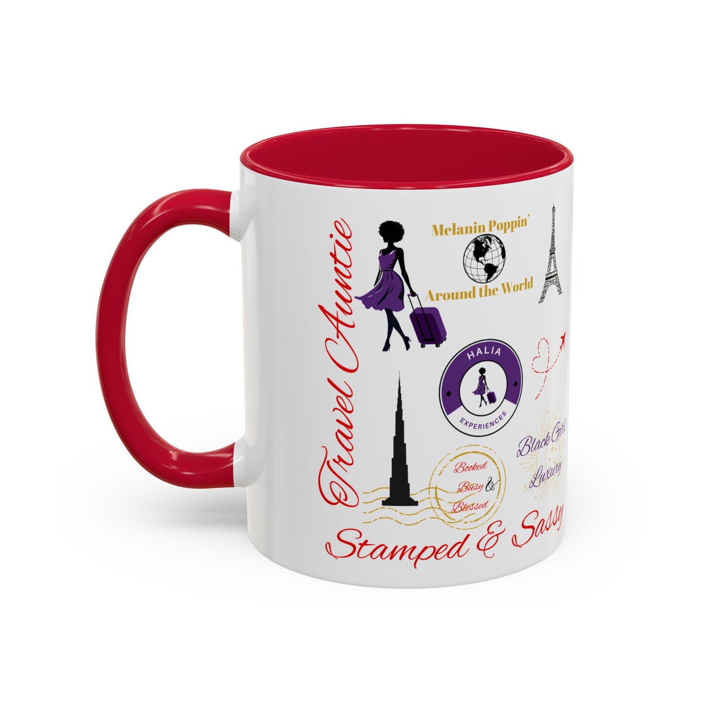 Melanin Poppin' Colorful Mugs, 11oz